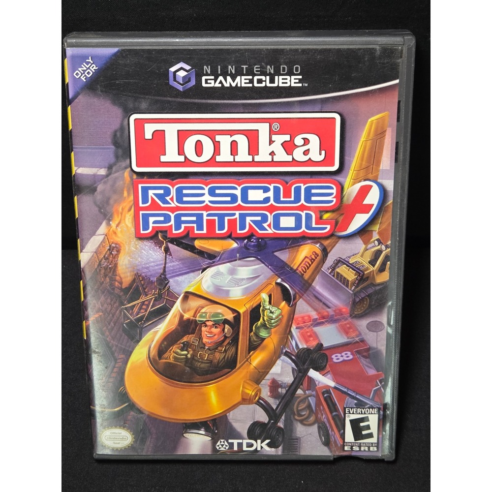Tonka Rescue Patrol Nintendo GameCube GCN 2003 CIB Complete With‎ Manual TDK